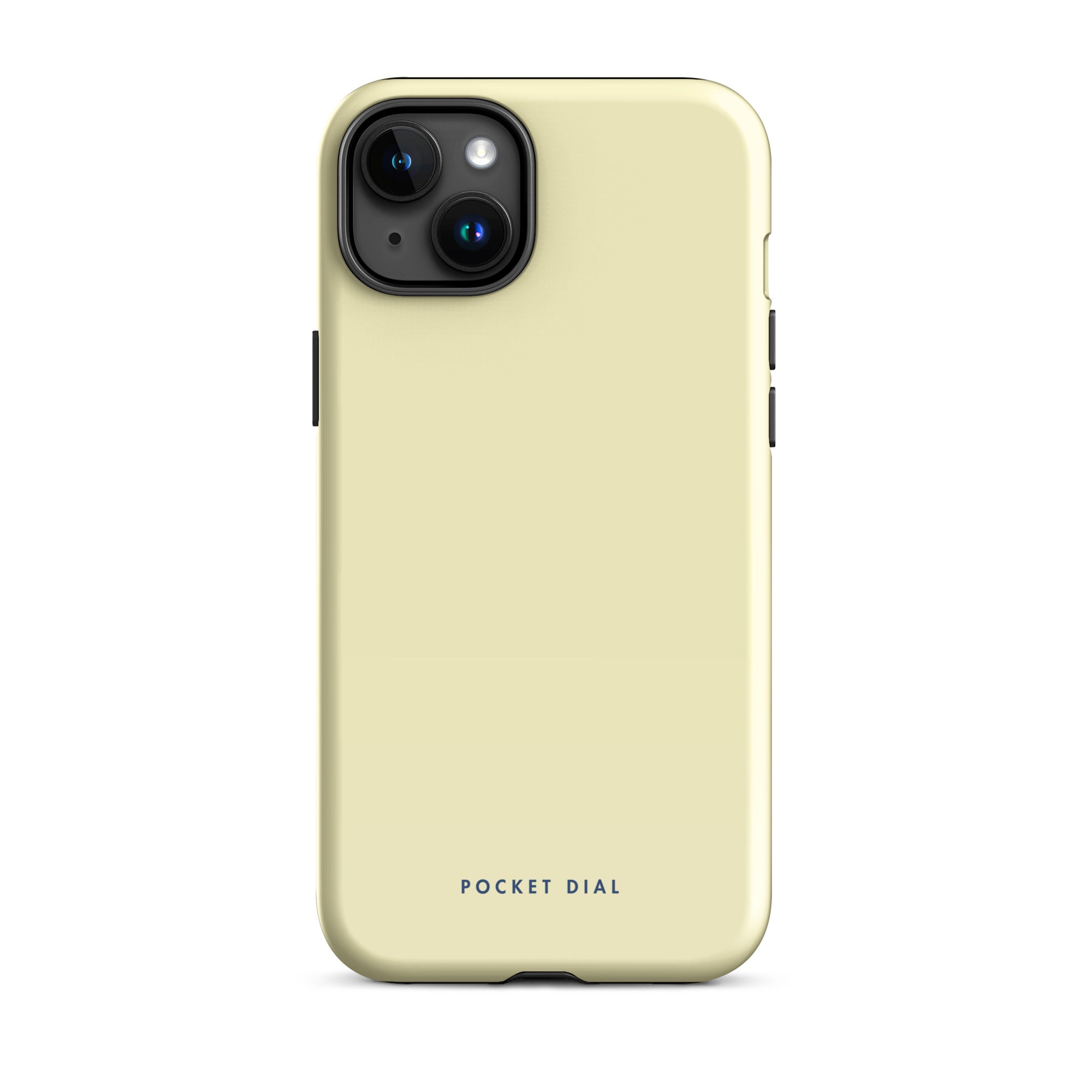 Sandy Bay tough iPhone case with gloss finish, front view – Pocket Dial