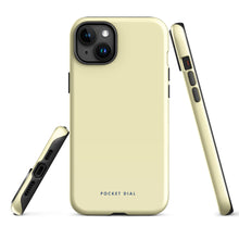 Sandy Bay tough iPhone case with gloss finish, alternate front view – Pocket Dial