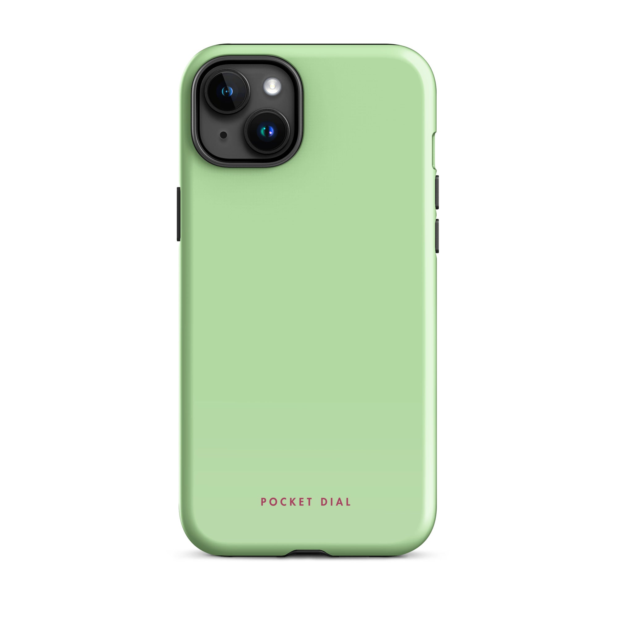 Matcha Baby tough iPhone case with gloss finish, front view – Pocket Dial