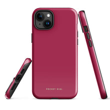 Cherry Baby tough iPhone case with gloss finish, alternate front view – Pocket Dial