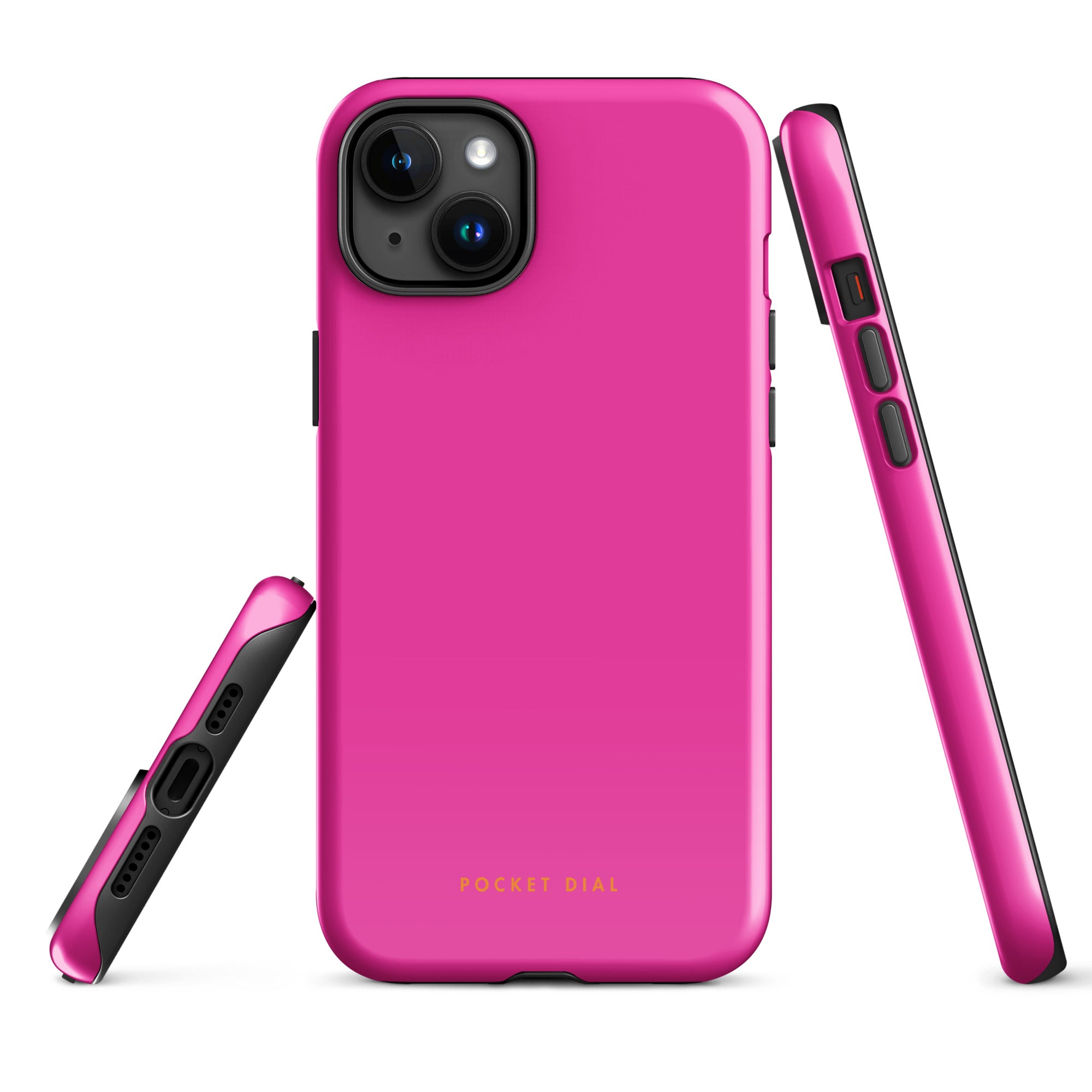 Hot Horizon tough iPhone case with gloss finish, alternate front view – Pocket Dial