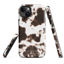 Wild West tough iPhone case with gloss finish, alternate front view – Pocket Dial