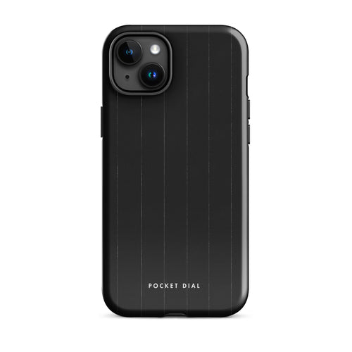 After Hours tough iPhone case with gloss finish, front view – Pocket Dial