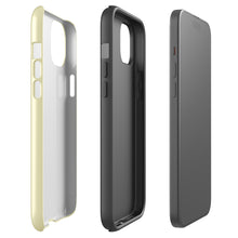 Sandy Bay tough iPhone case with gloss finish, side view – Pocket Dial