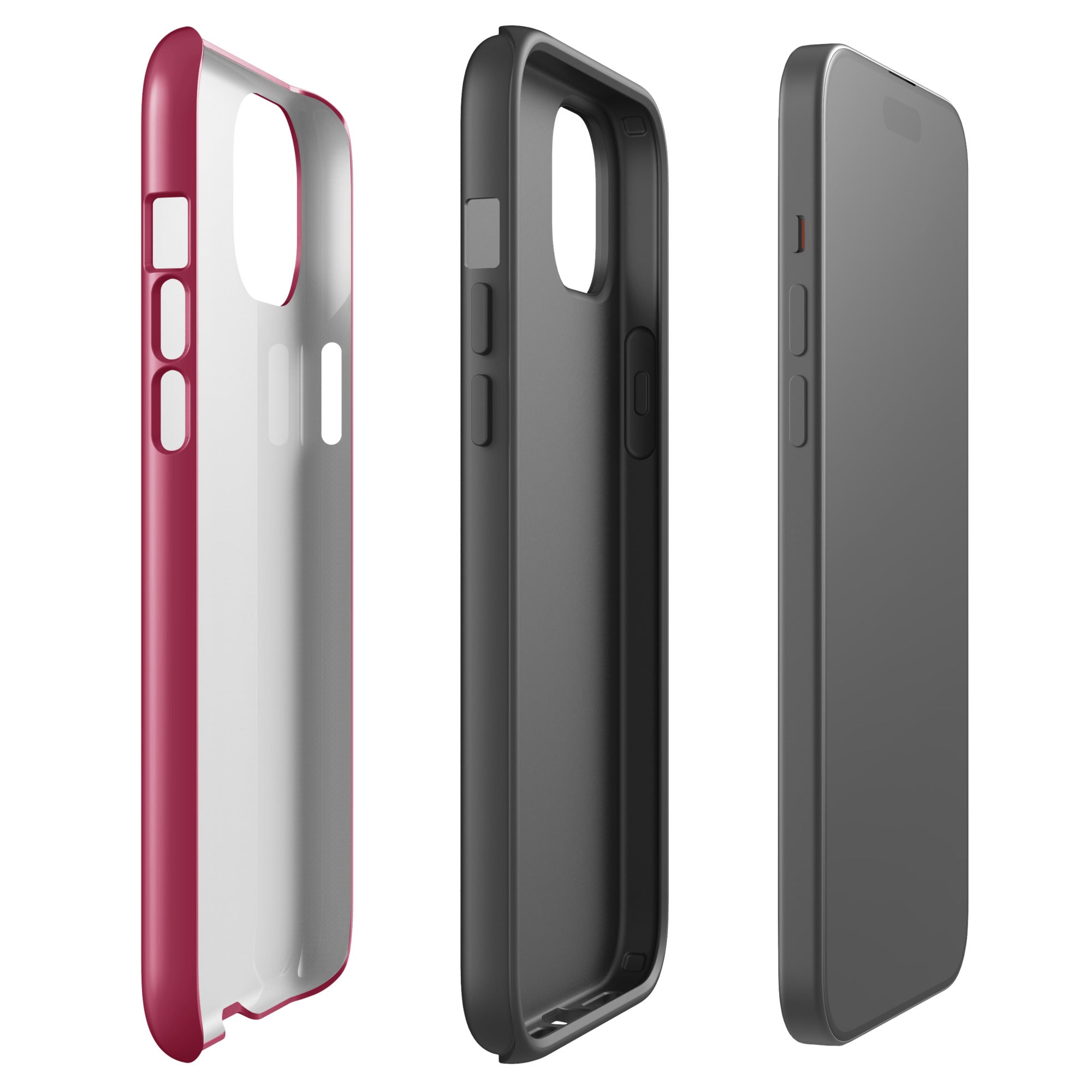 Iced & Sweet tough iPhone case with gloss finish, side view – Pocket Dial