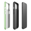 Matcha Baby tough iPhone case with gloss finish, side view – Pocket Dial