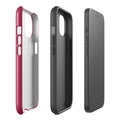 Cherry Baby tough iPhone case with gloss finish, side view – Pocket Dial