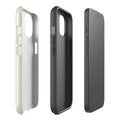 Vanilla Cream tough iPhone case with gloss finish, side view – Pocket Dial