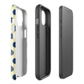 Seaside Spot tough iPhone case with gloss finish, side view – Pocket Dial